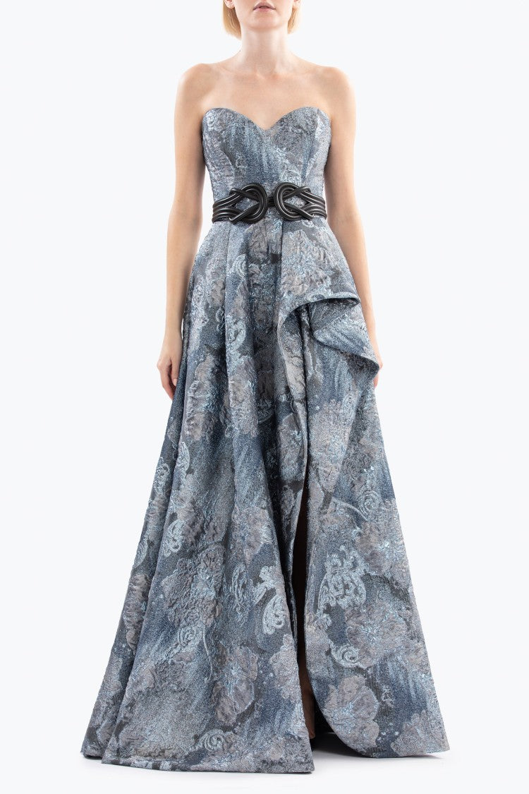 Brocade Long Dress