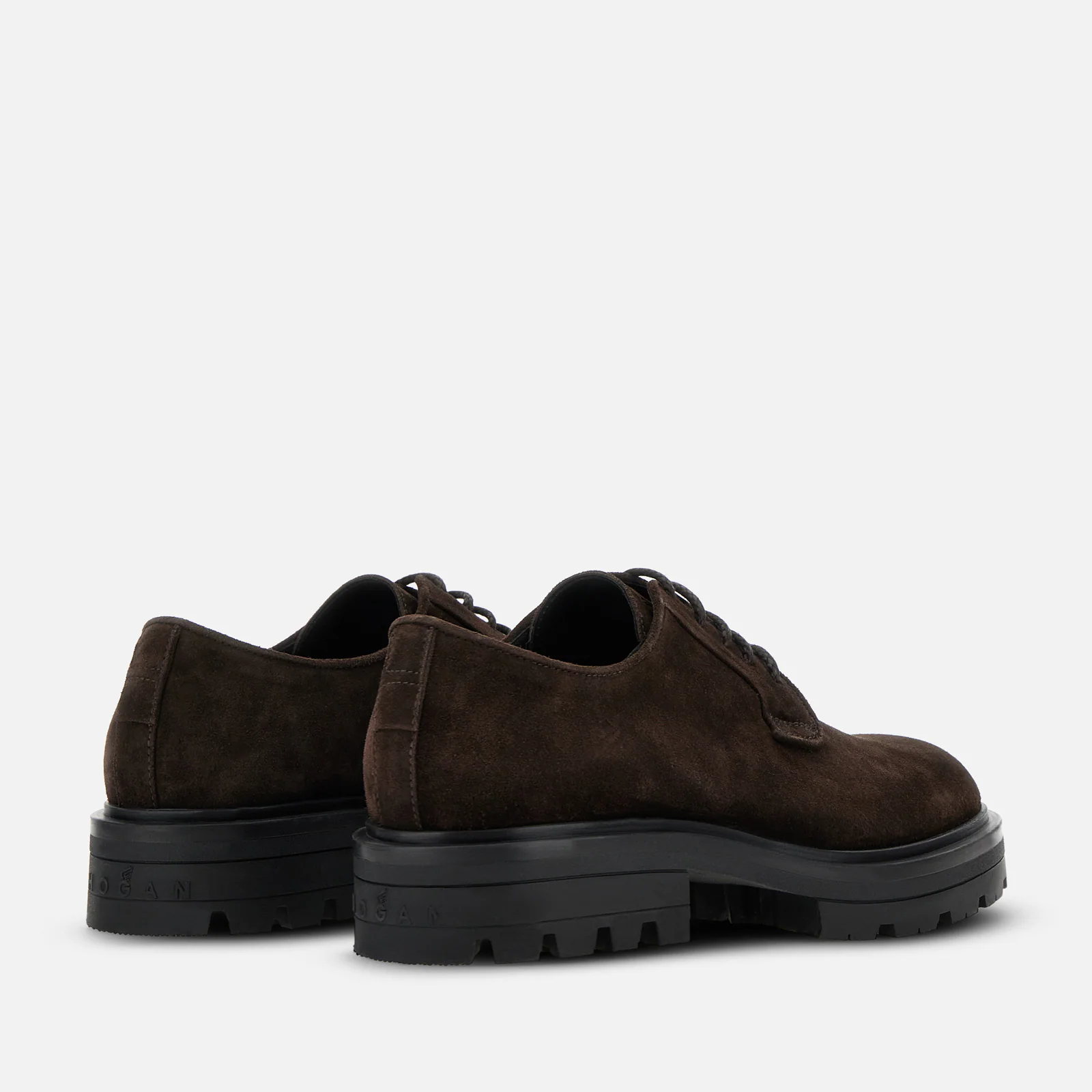 Refined Lace-Up Shoes In Distinctive Palissandro Tone