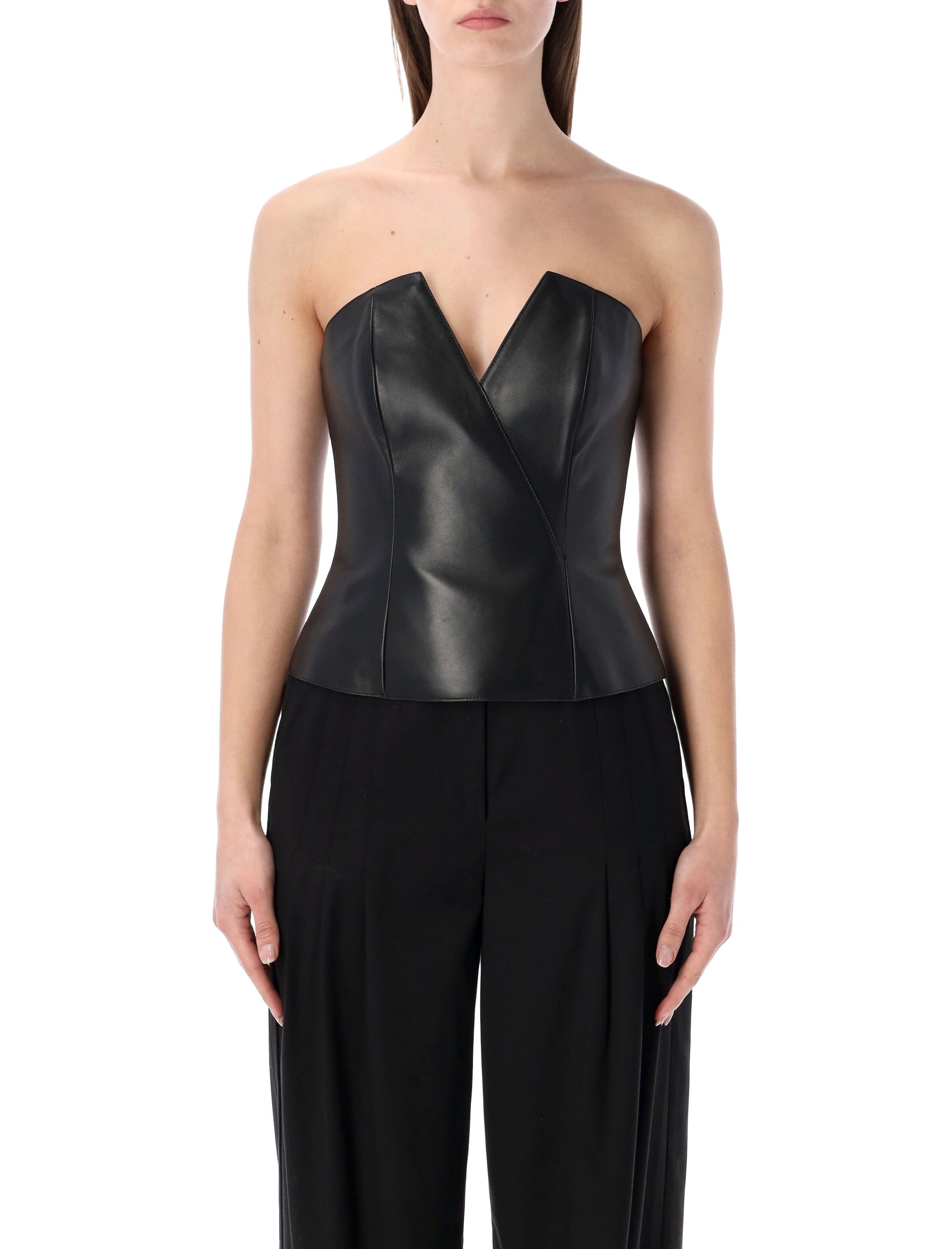 Harling Lambskin Bustier