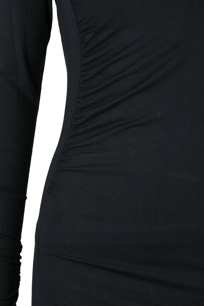 Black Jersey Maxi Dress