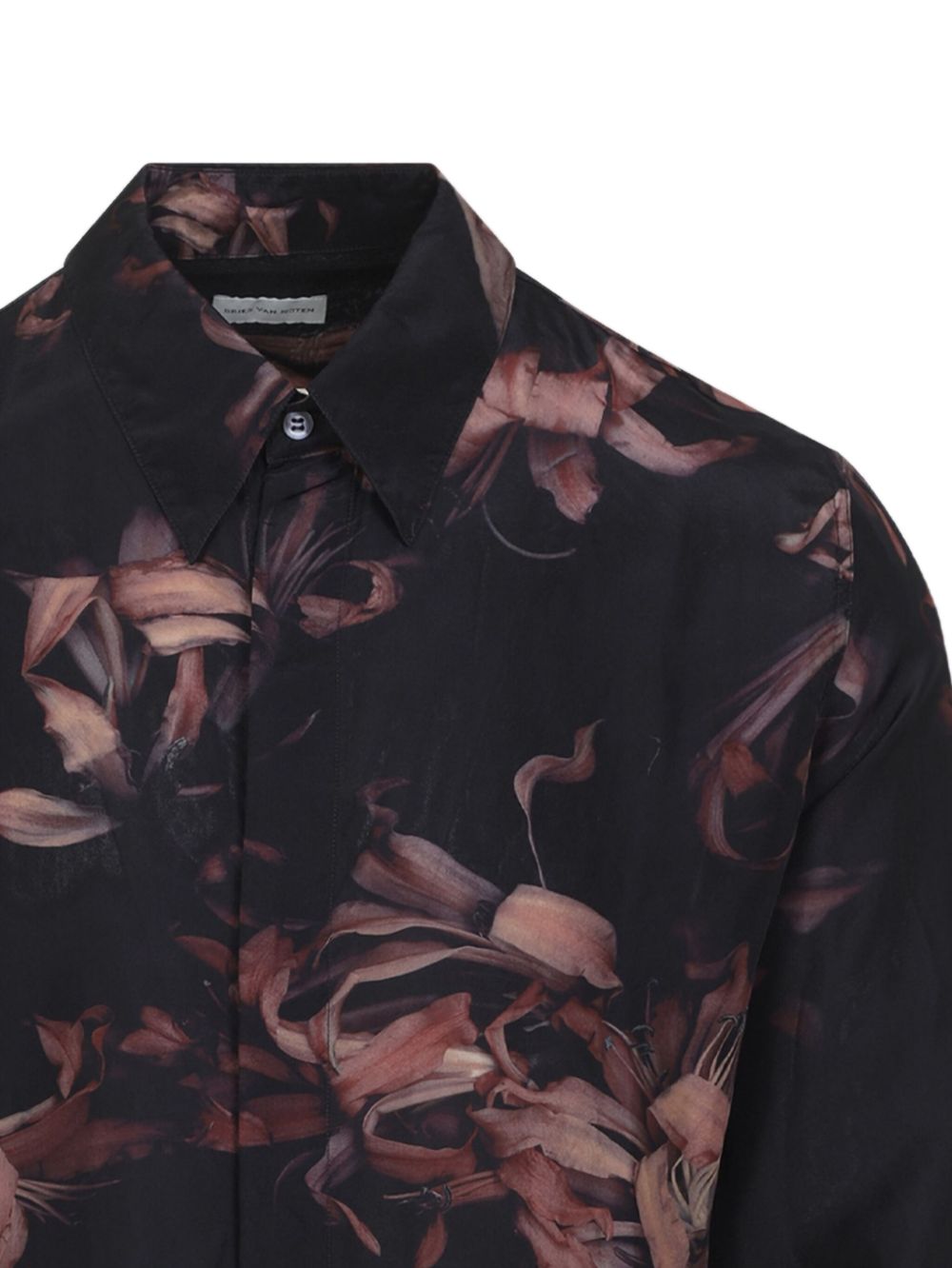 Silk Shirt with Floral Print