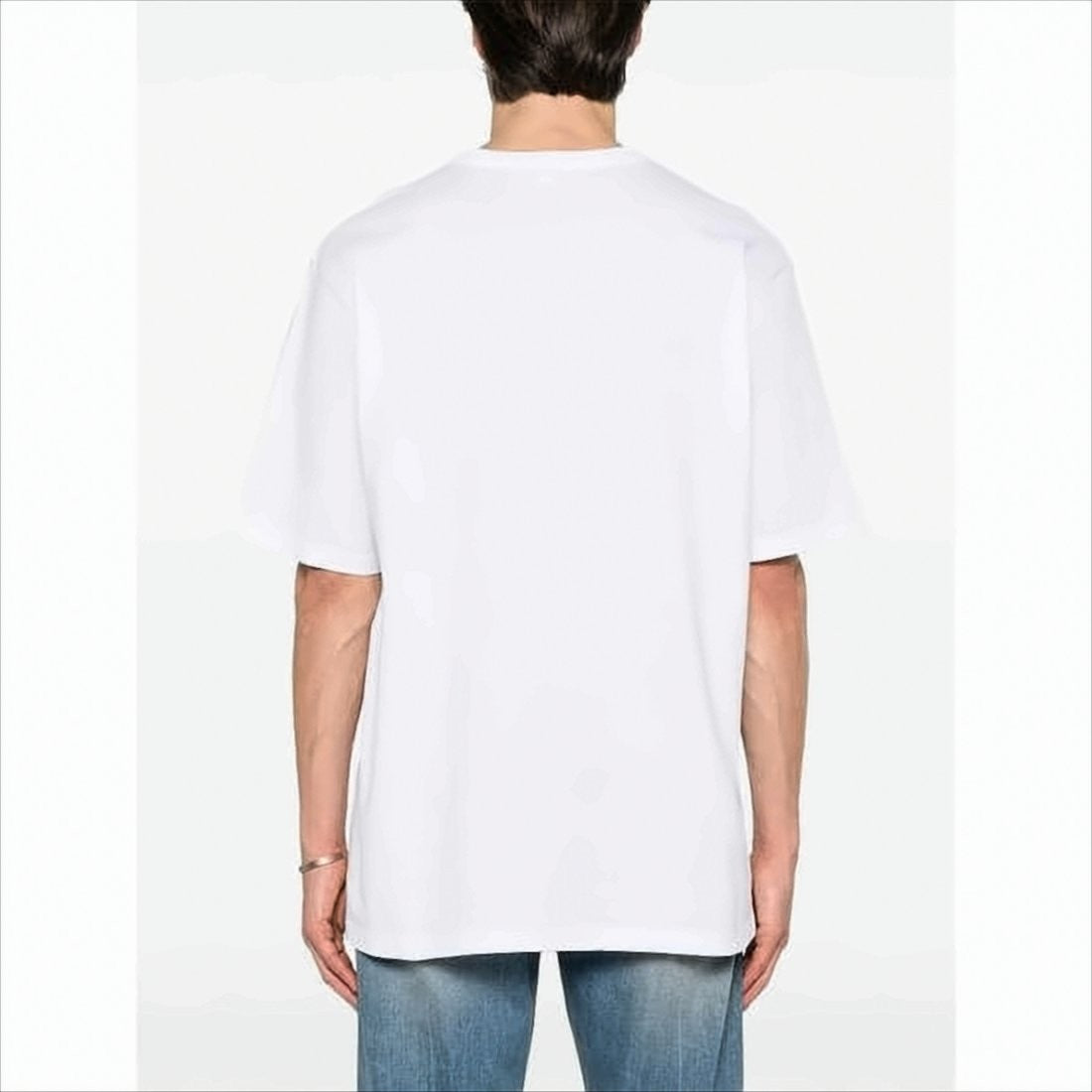 Graphic White T-Shirt with Gothic Print