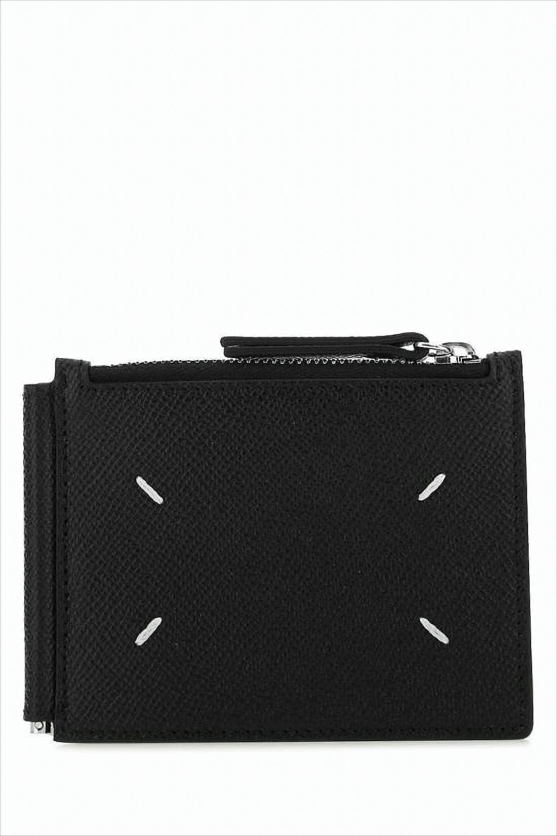 Textured Cowhide Leather Card Wallet
