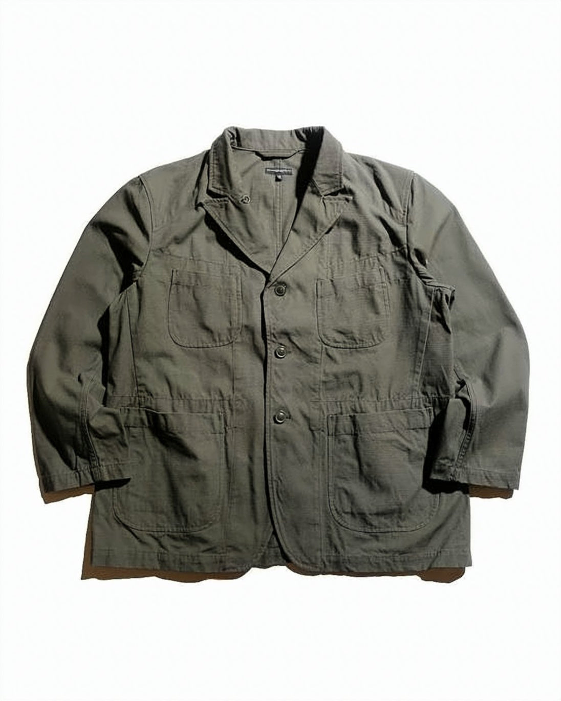 Relaxed-Fit Button-Up Jacket With Notched Lapel