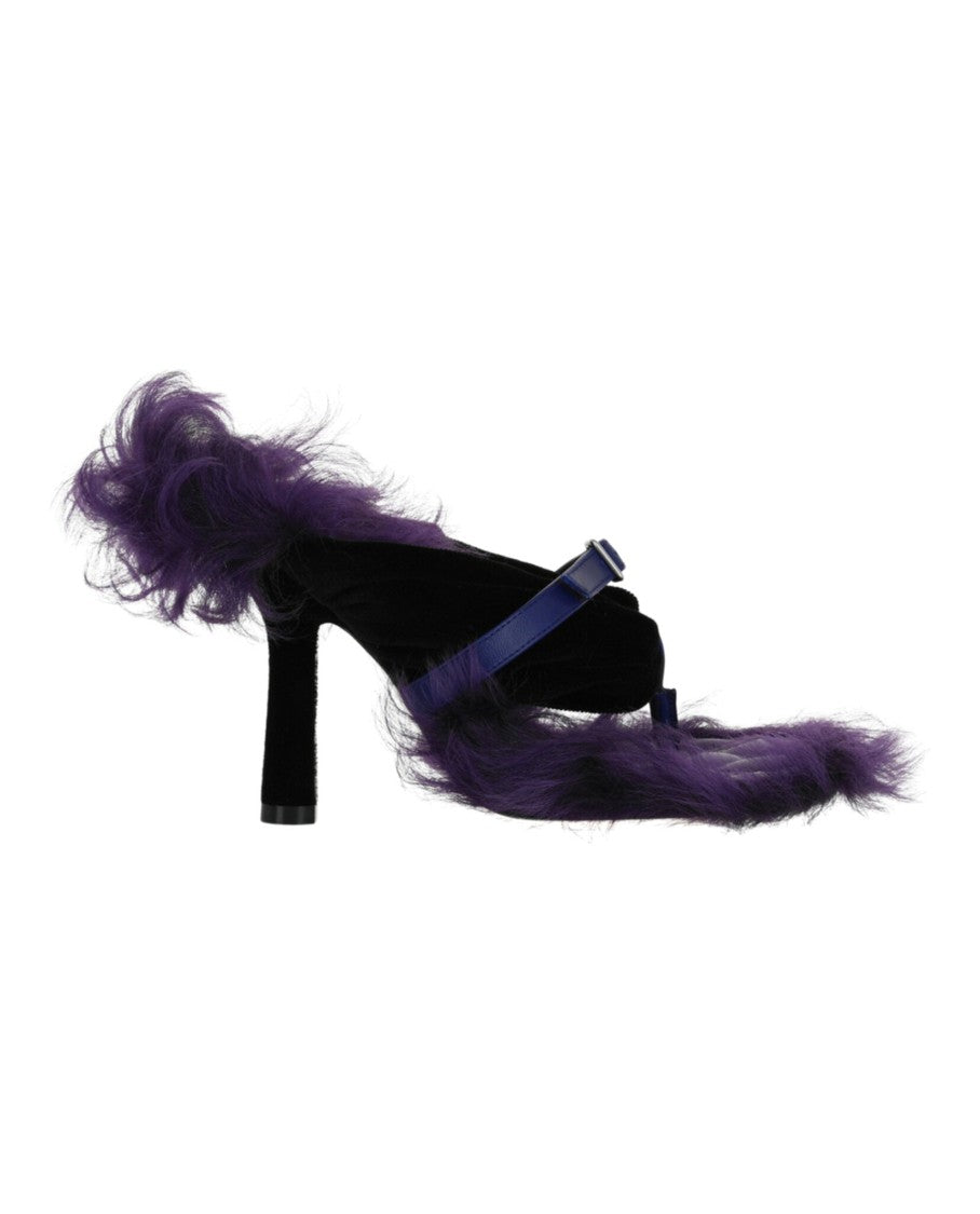 Step Post Heel Sandals