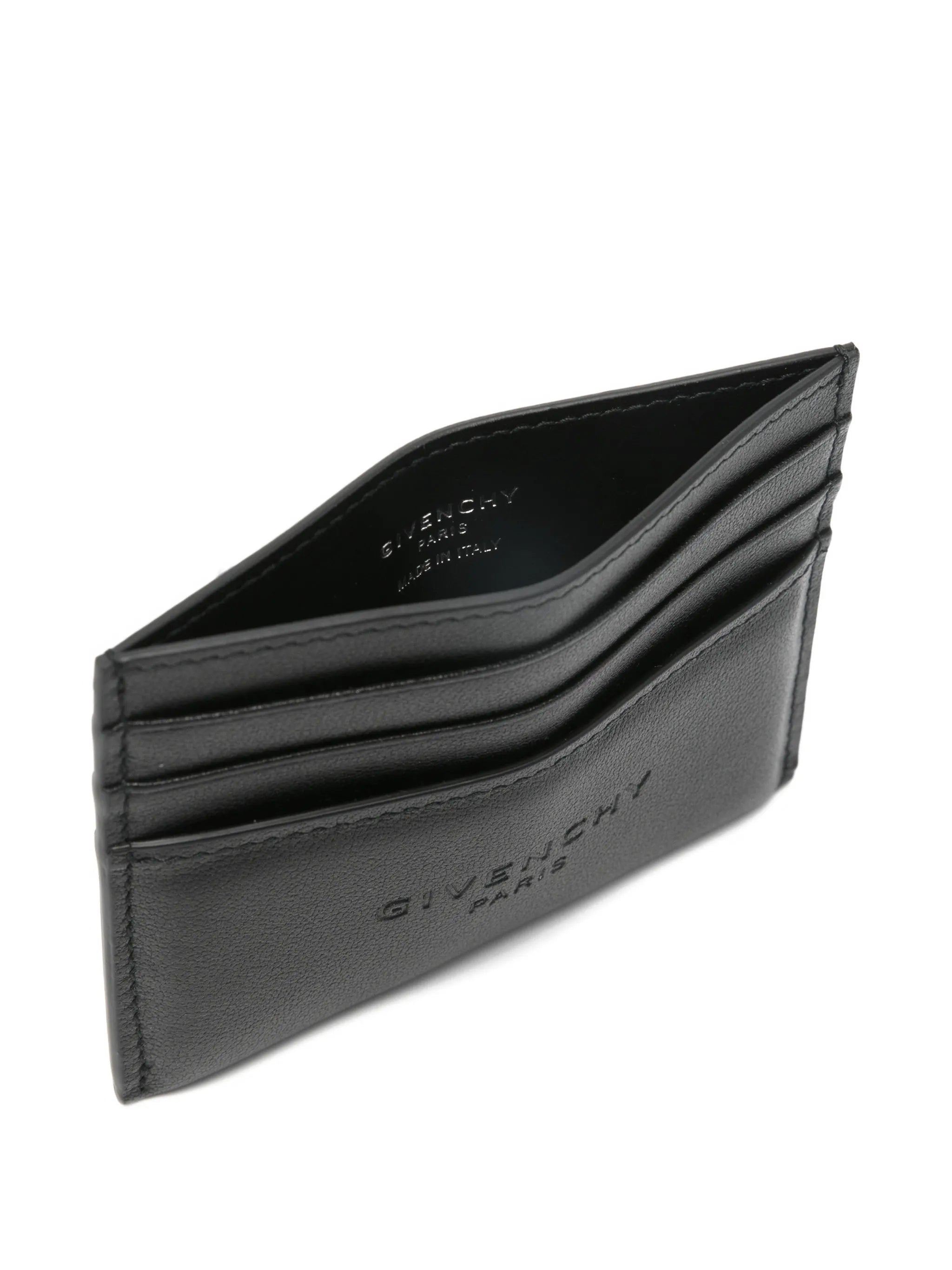 Padded 2X3Cc Minimalist Calf Leather Cardholder