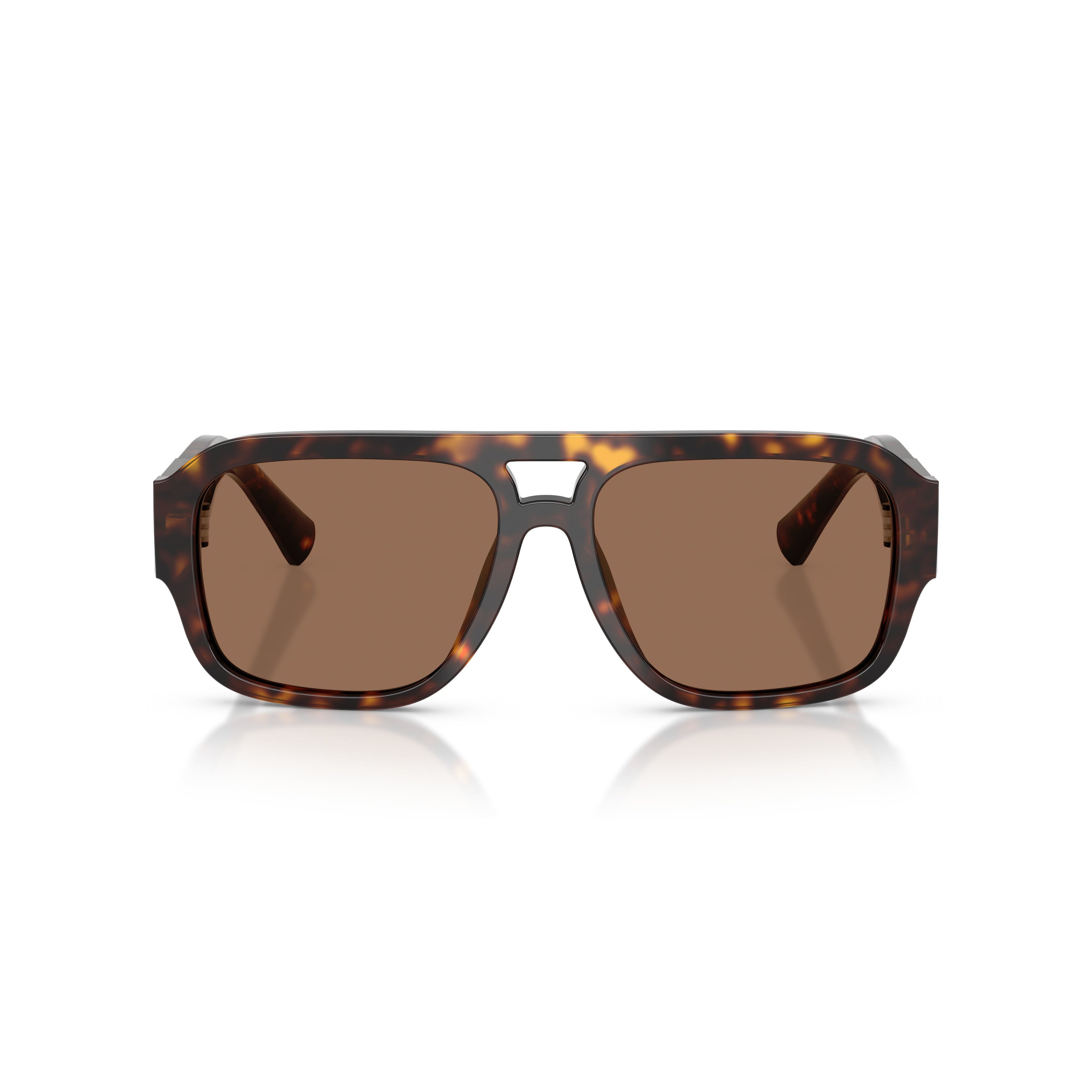 0dg4506 Bold Rectangular Tortoiseshell Sunglasses