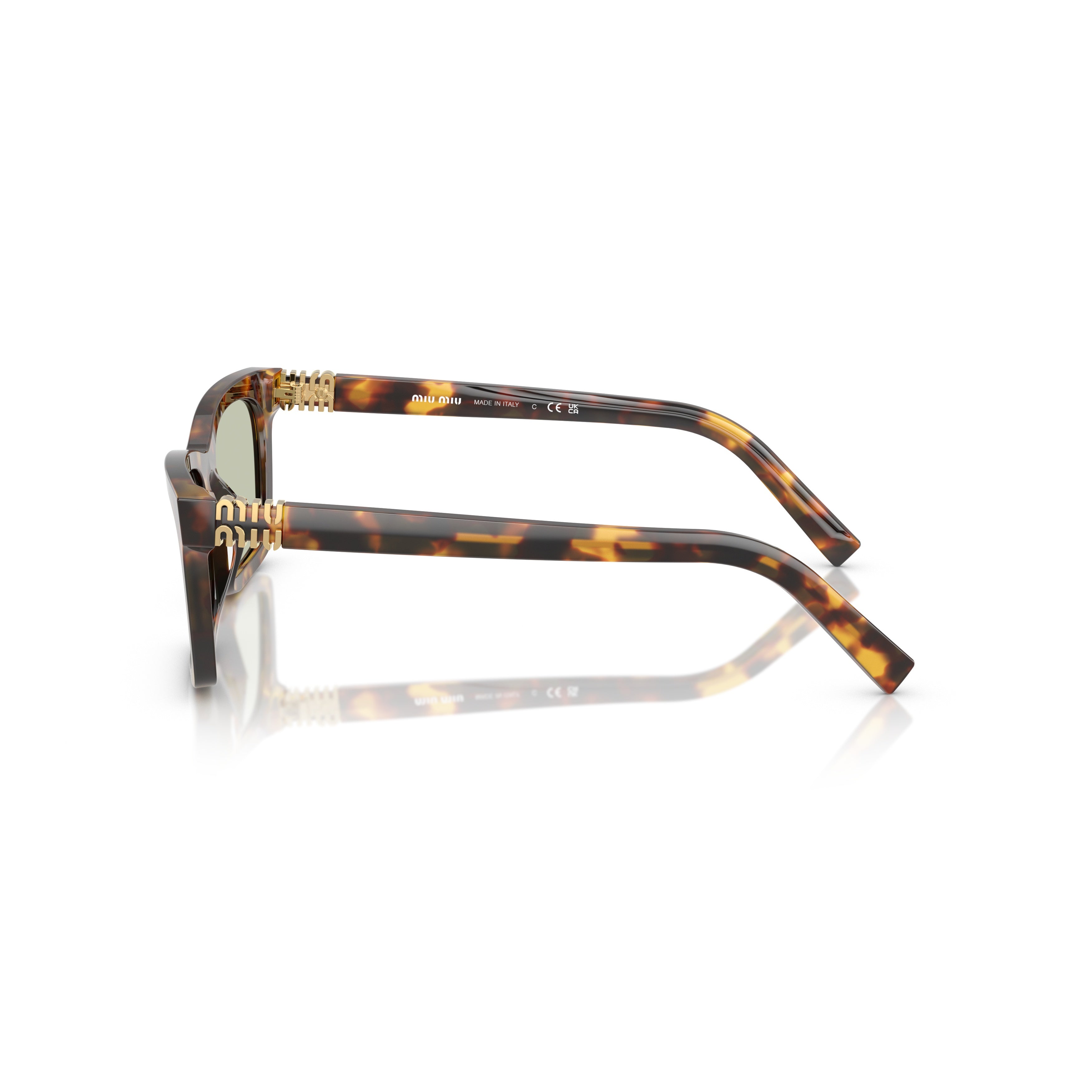 0mu A05s Rectangular Tortoiseshell Acetate Sunglasses