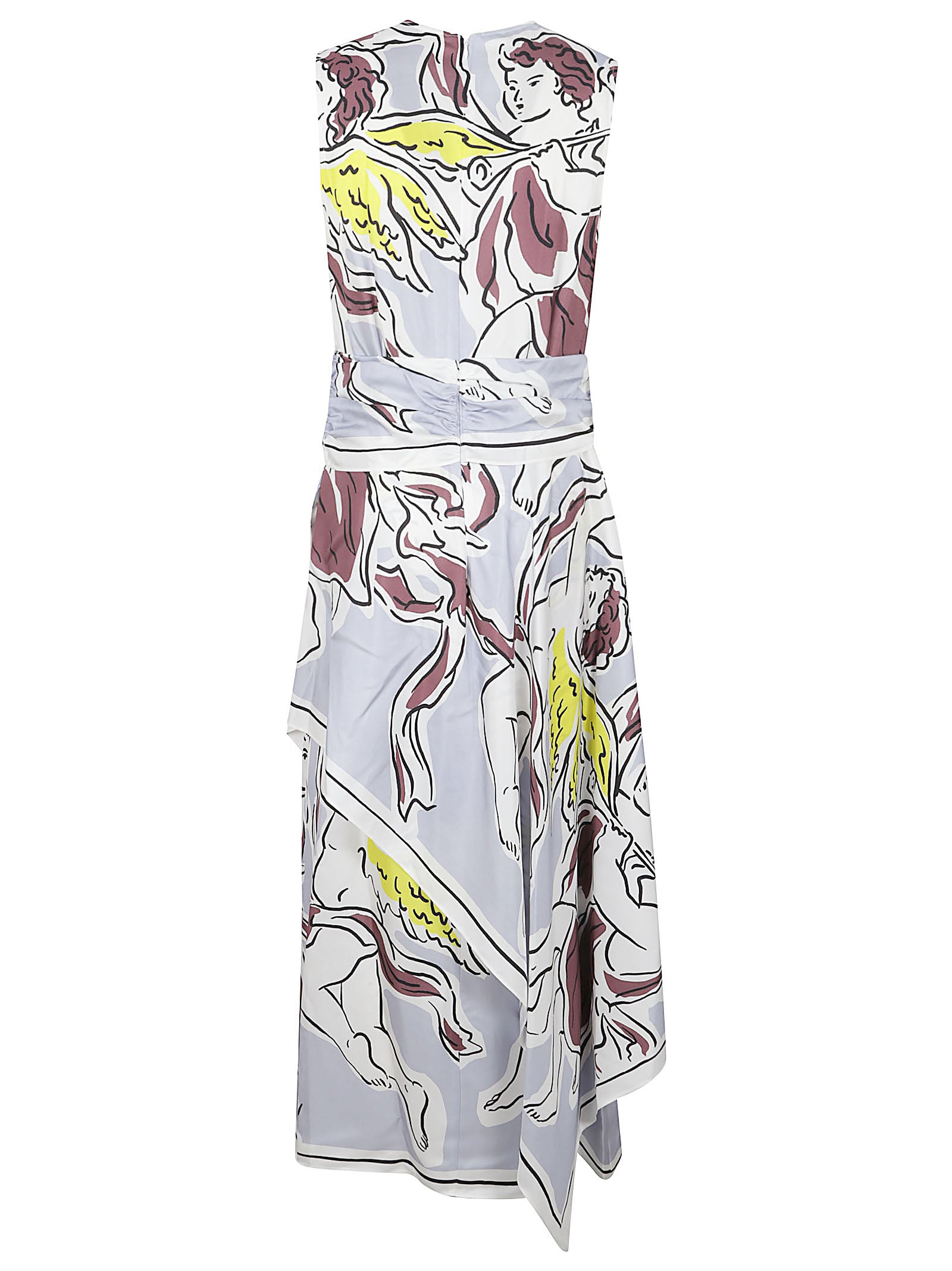 Silk Twill Sleeveless Dress