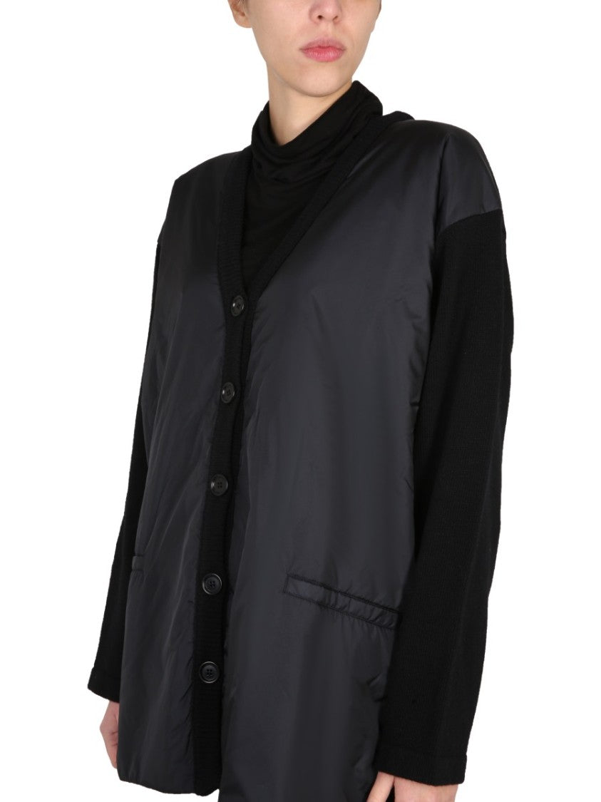 V-Neck Cardigan With Button Closure