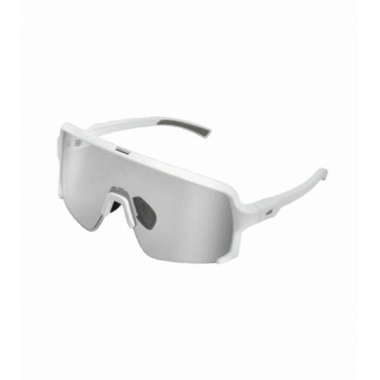 Mirror-Finish Wraparound Sunglasses With Subtle Detailing