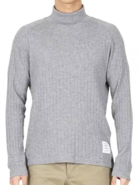 Ribbed Knit Turtleneck Sweater