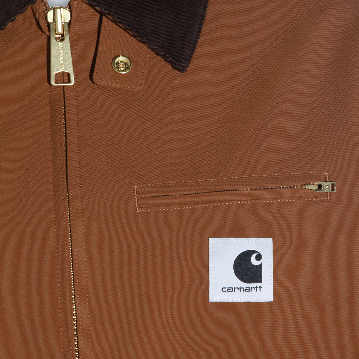 Rich Brown Jacket With Dark Collar