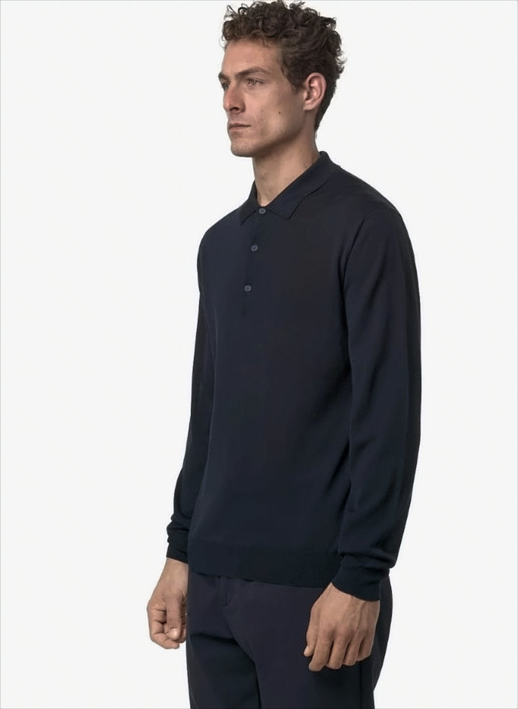 Rey Polo Shirt In Extra-Fine Merino Wool Blend