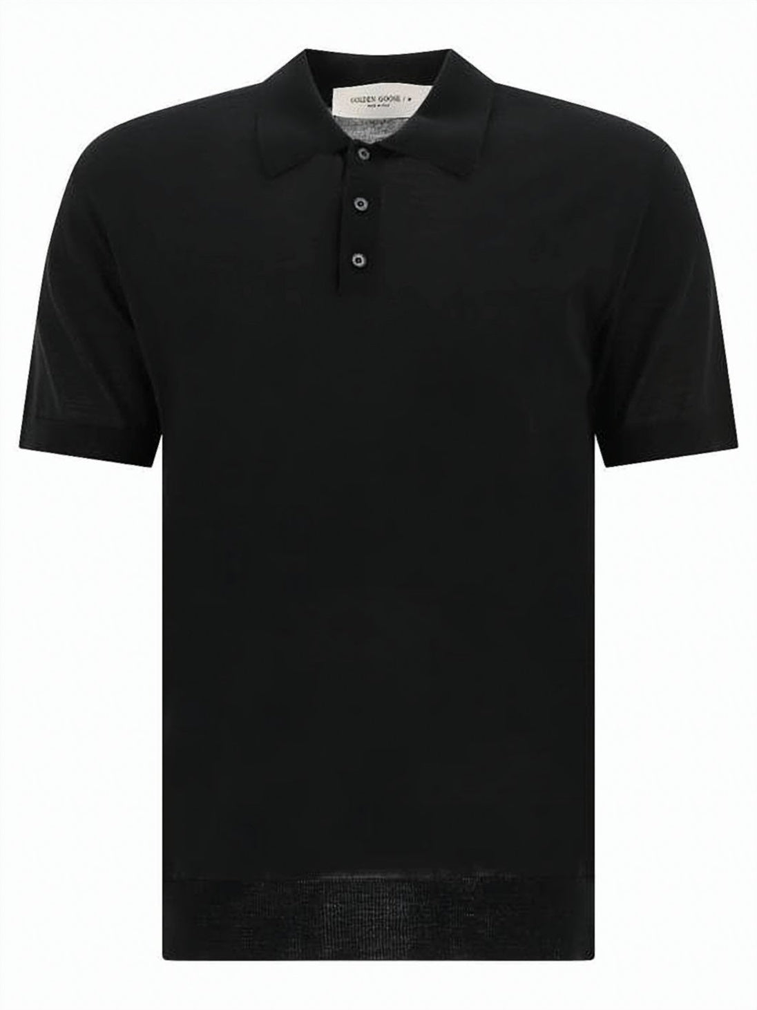 Short-Sleeve Polo Shirt with Metallic Star