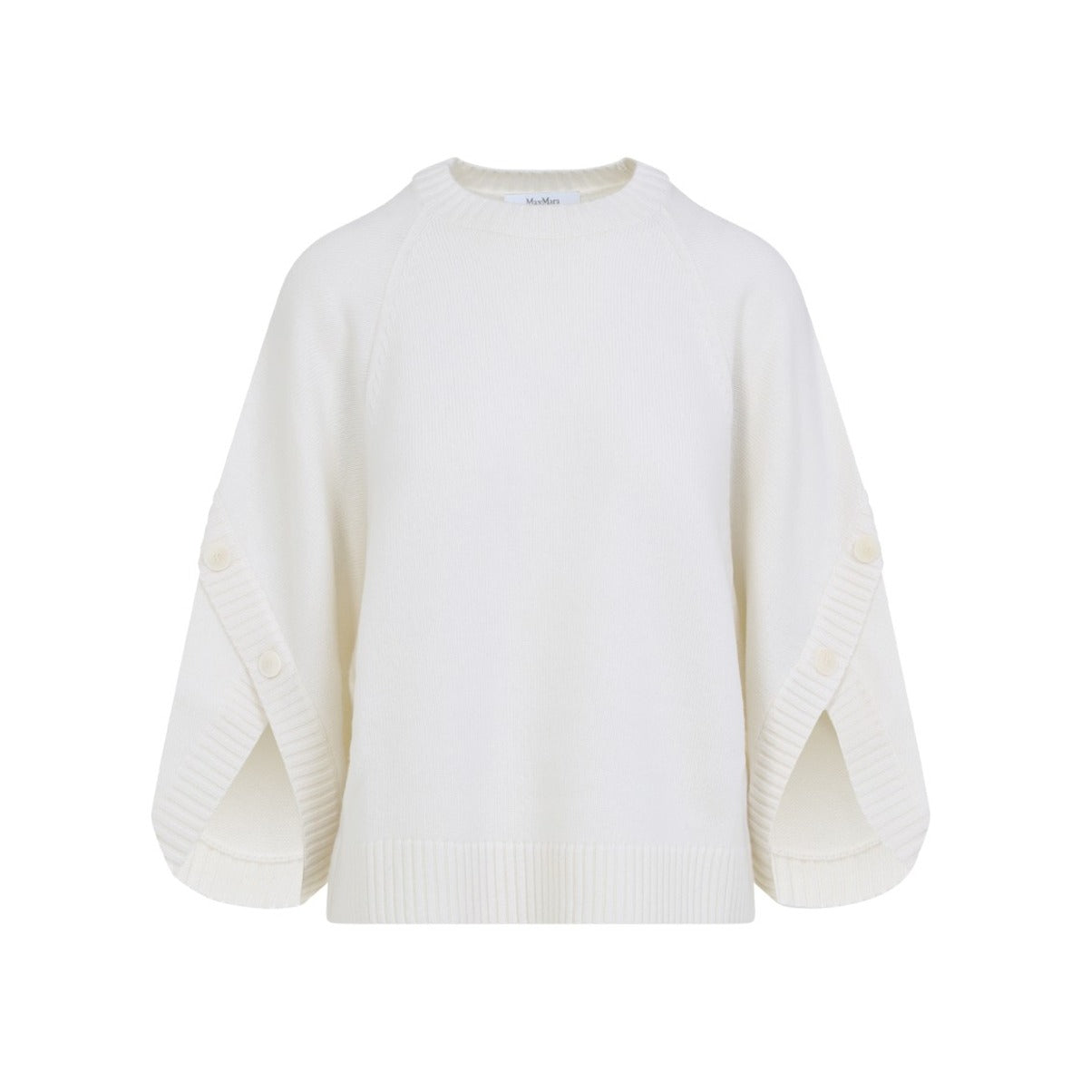 Relaxed-Fit Wool-Cashmere Blend Sweater With Button Details