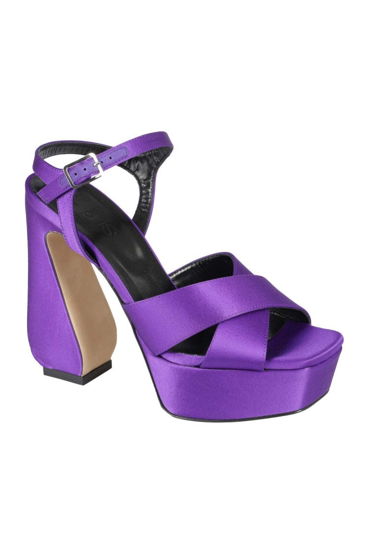 Square Toe High-Heeled Sandal