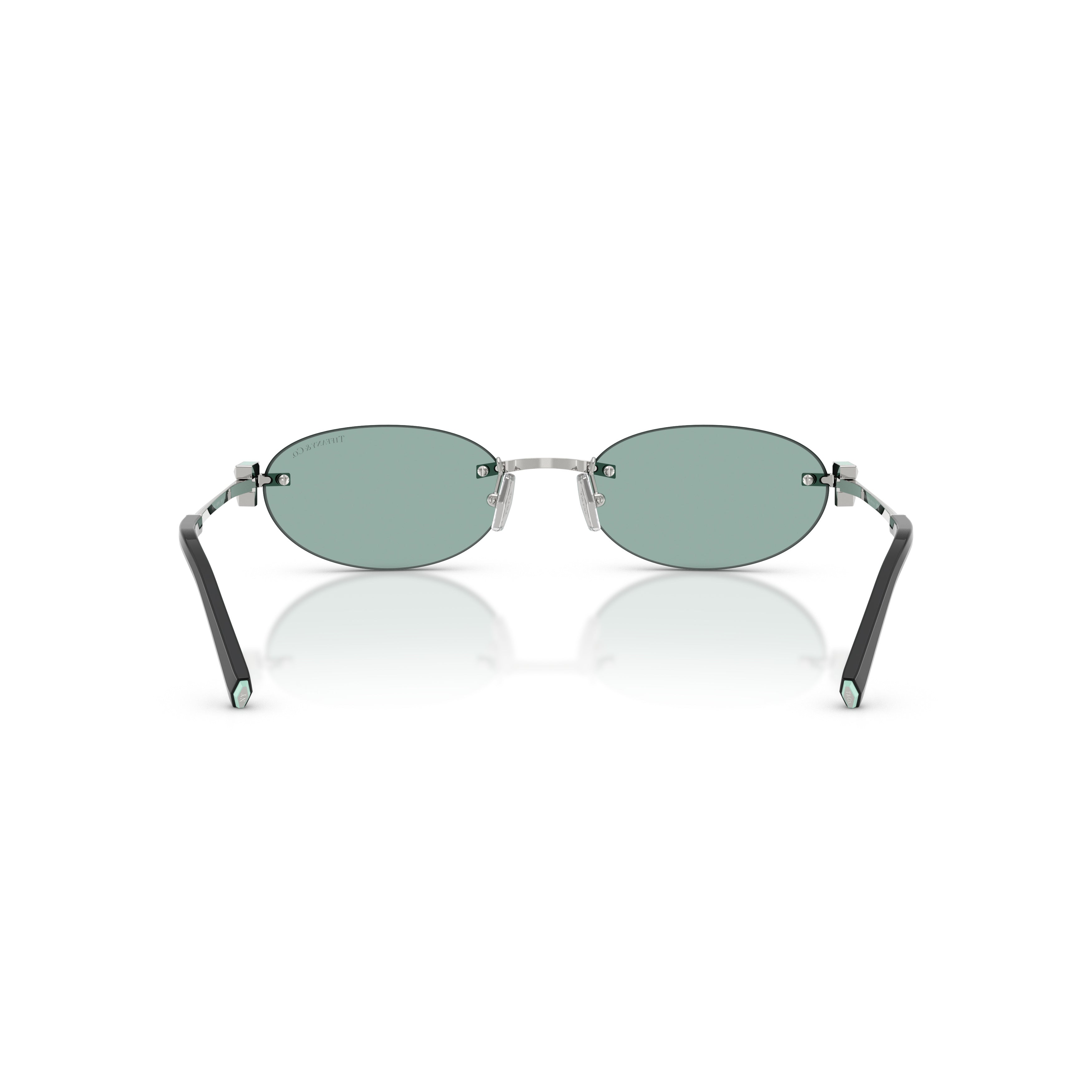 Oval Lens Sunglasses with Sleek Metal Frame
