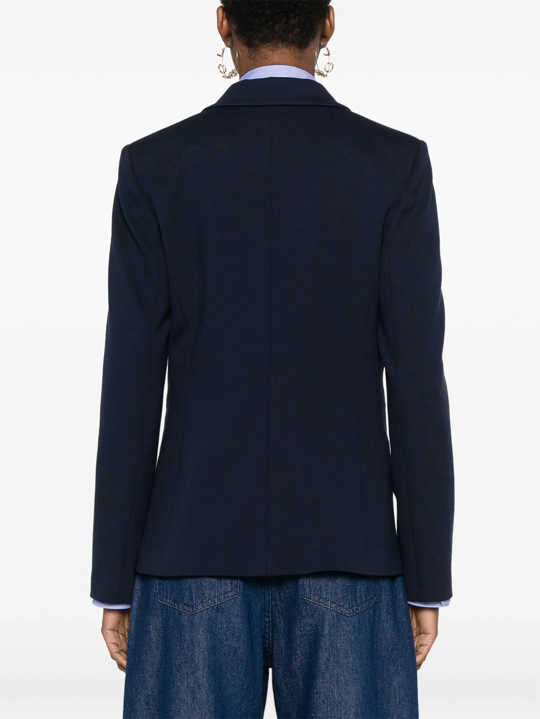 Alexia Double-Breasted Viscose/Polyamide Blazer