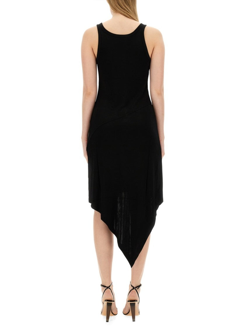 Asymmetrical Hem Jersey Camisole Dress
