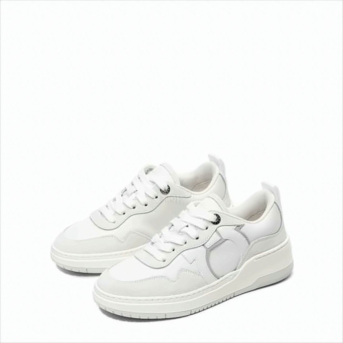 Low-Top Sneakers with Suede Leather Panels