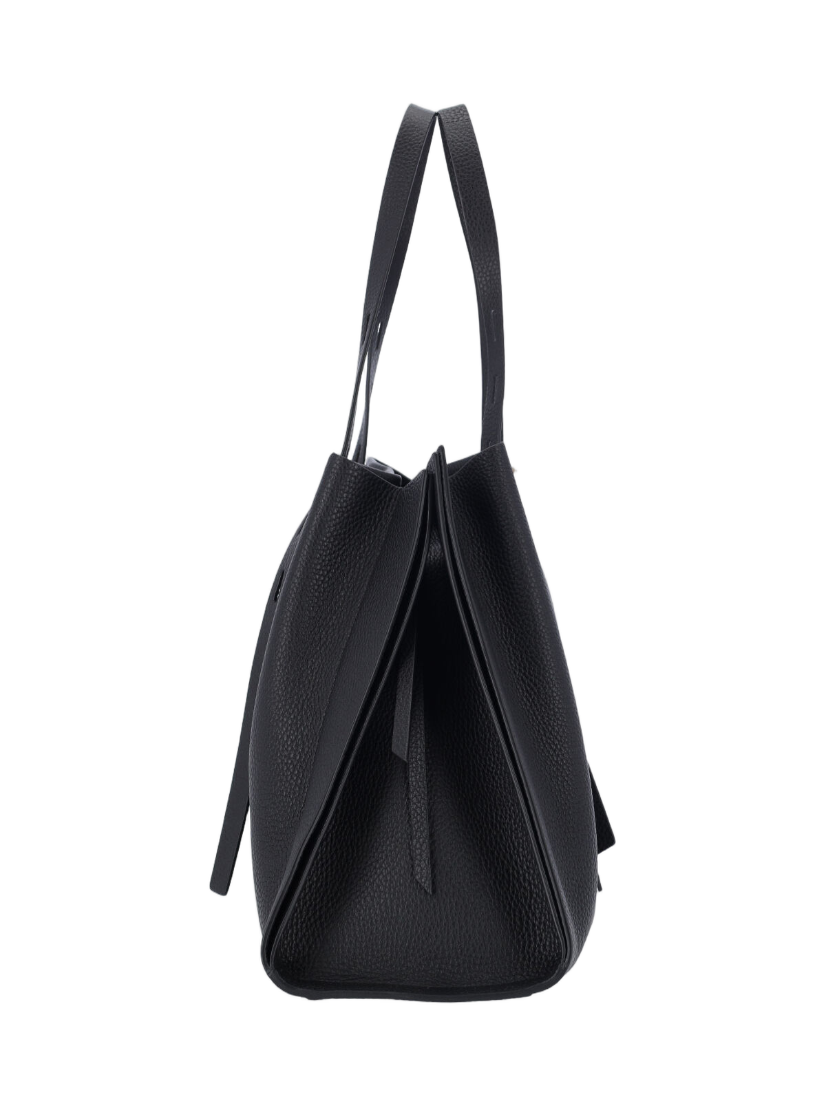 Structured Black Minimalist Bag