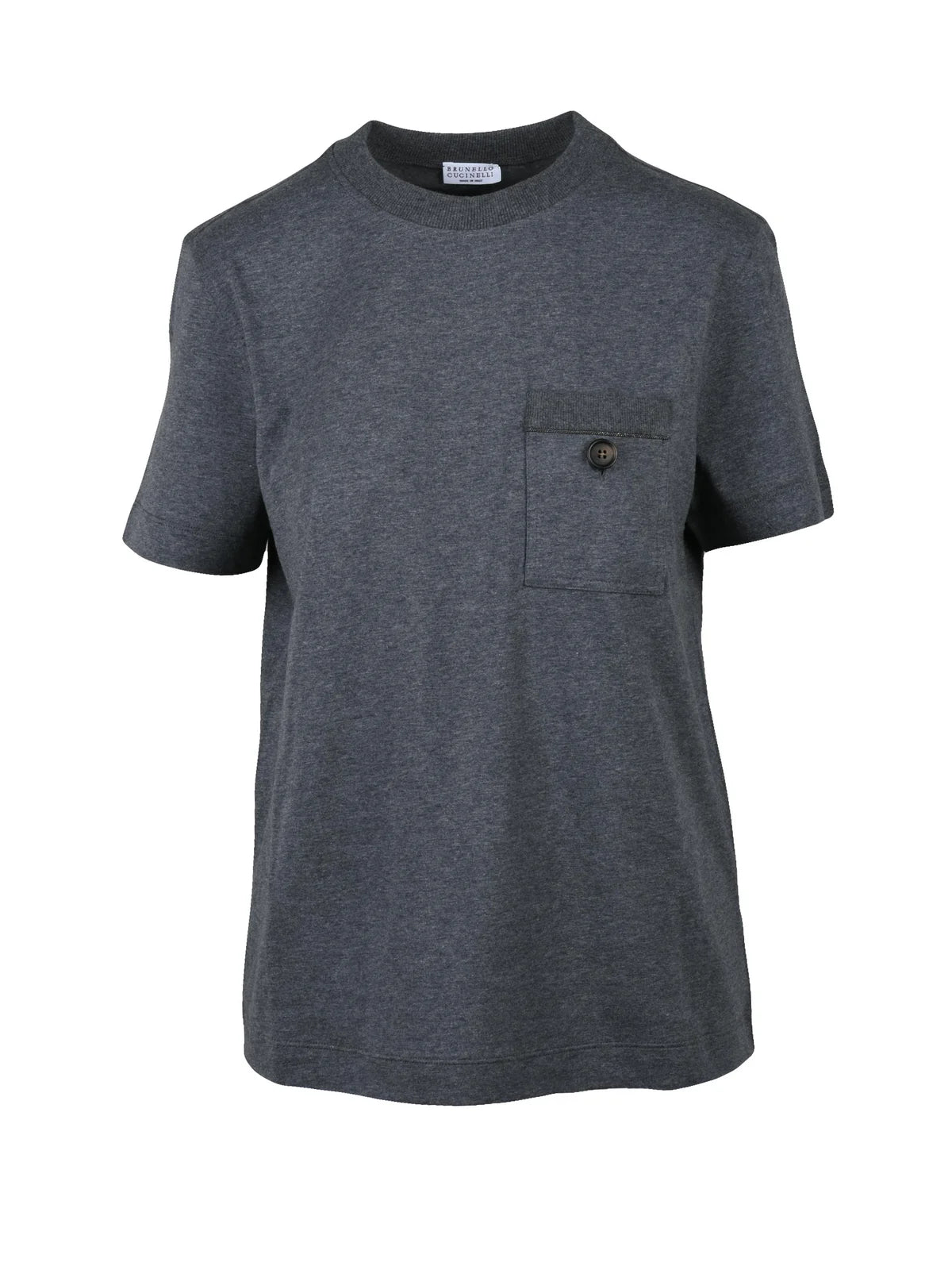 Grey Cotton Women T-shirt