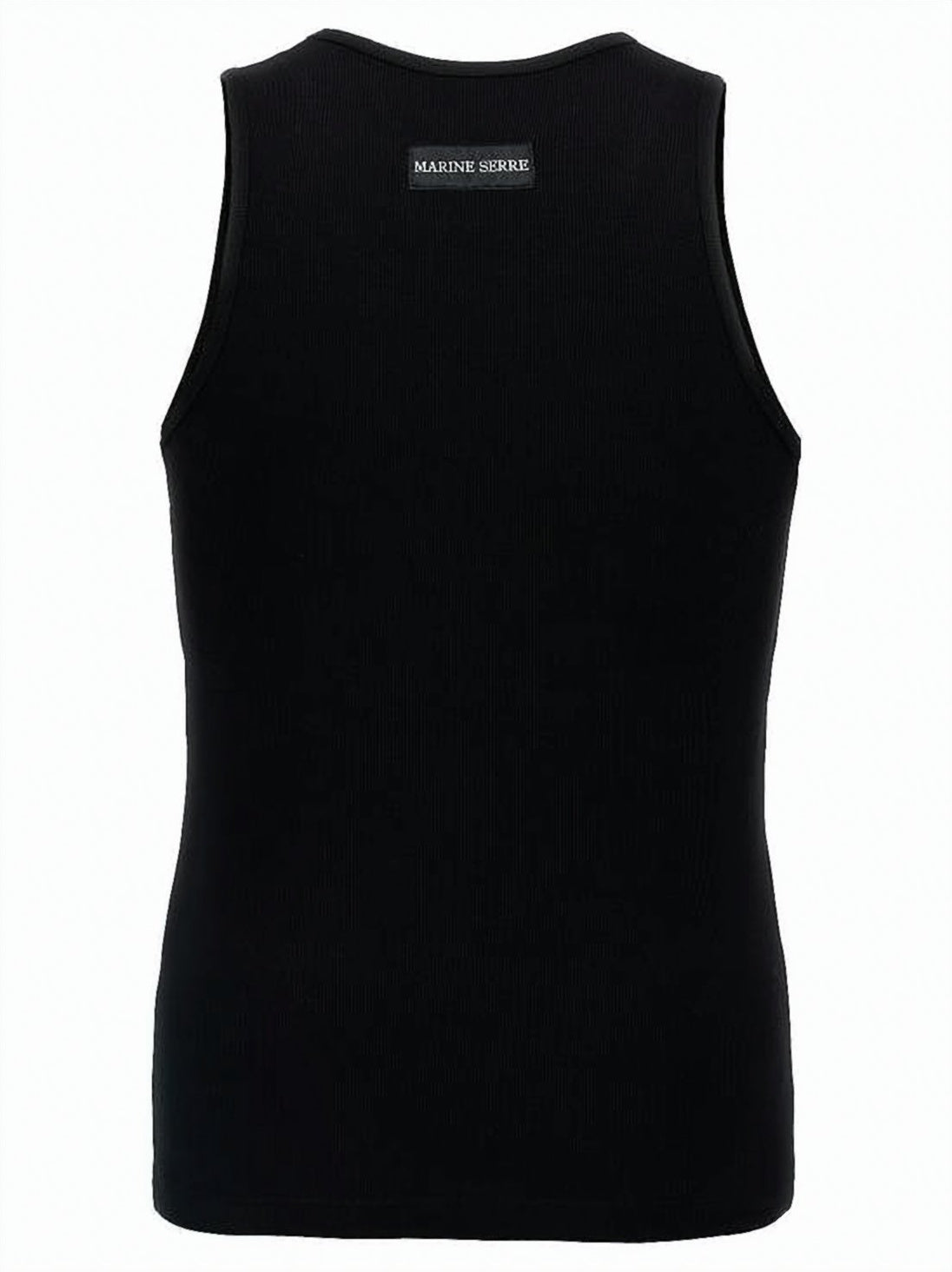 Ribbed Sleeveless Tank Top With Fitted Silhouette