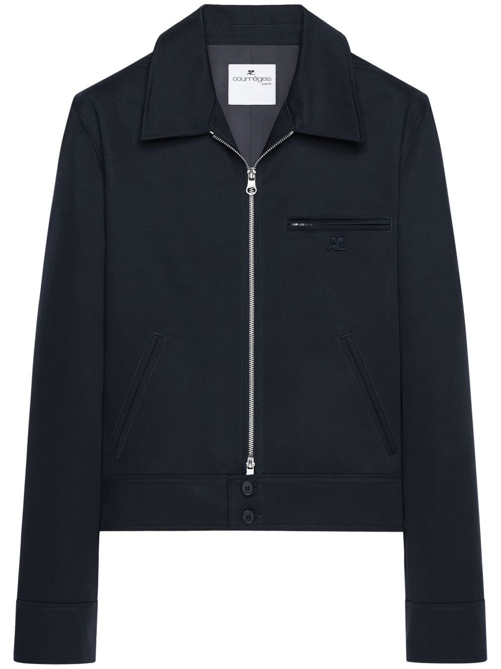 Navy Blue Casual Jacket