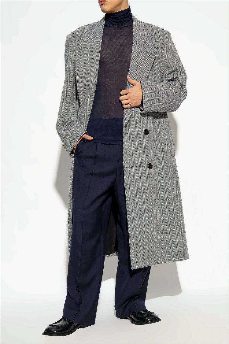 Ribbed Turtleneck Sweater with Slim Fit