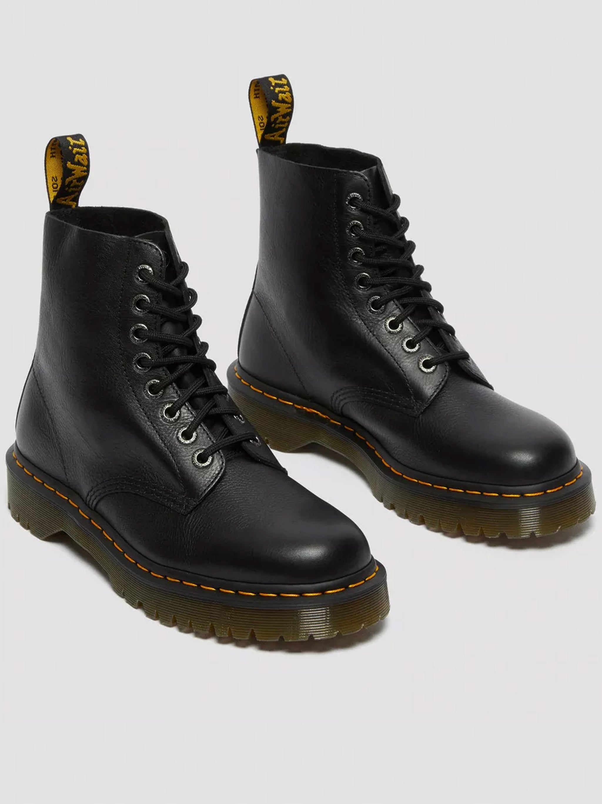 1460 Pascal Bex Black Leather Boots