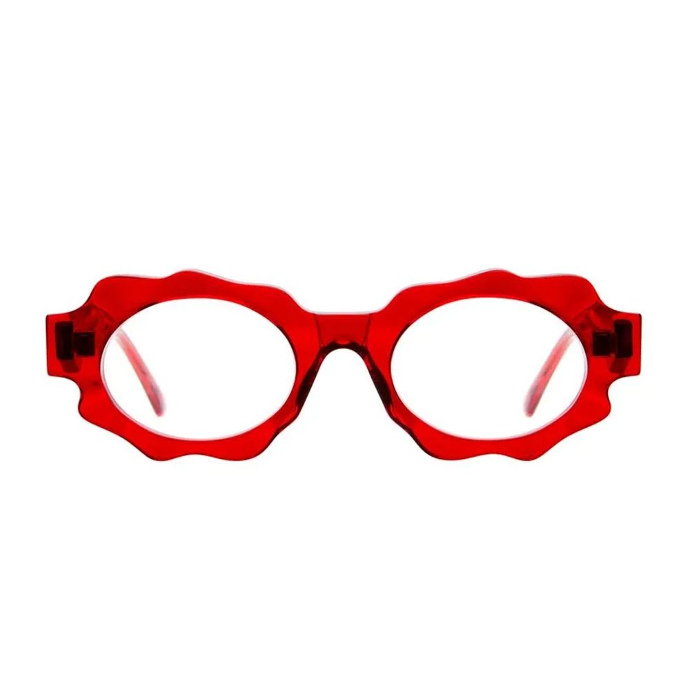 Mask G7 Ruby Transparent Ruby Red Acetate Mask Sunglasses