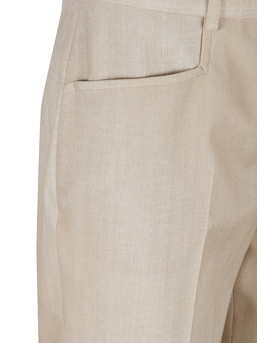 Tailored Trousers With Classic Straight Leg