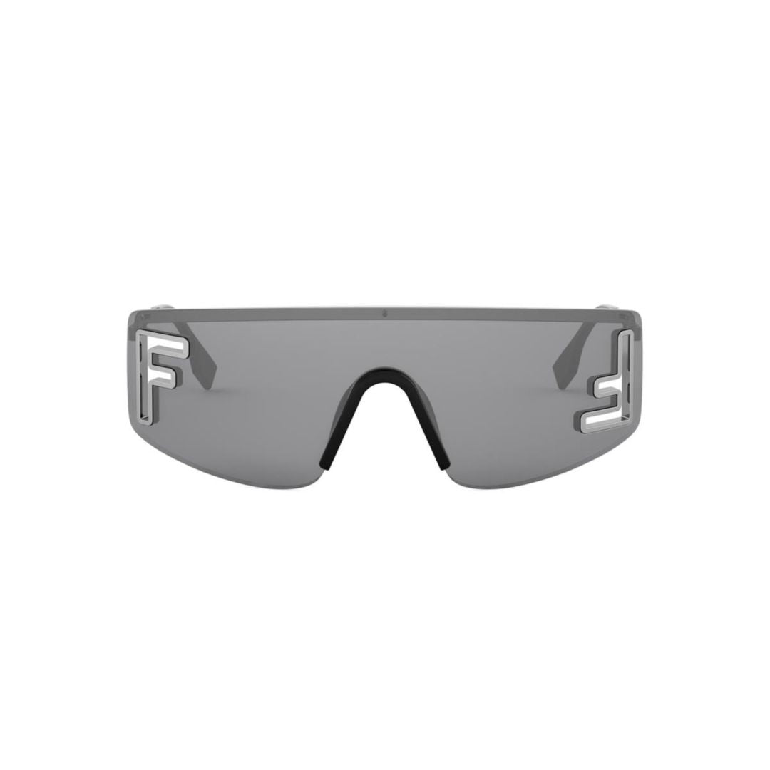 Fe40168u Wraparound Grey-Tinted Sunglasses