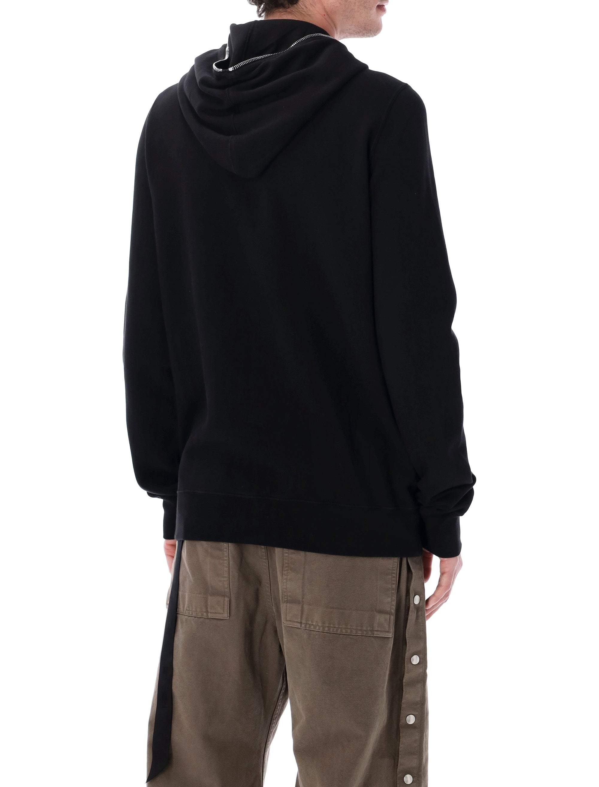 Cotton Jersey Gimp Hoodie