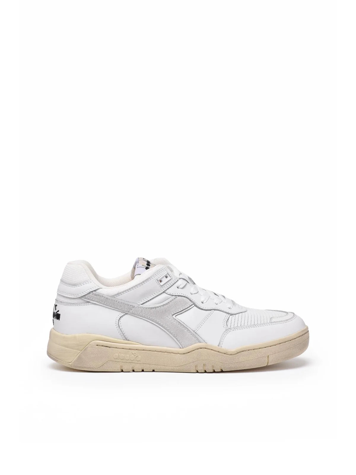 White Grey Leather B.560 Sneakers