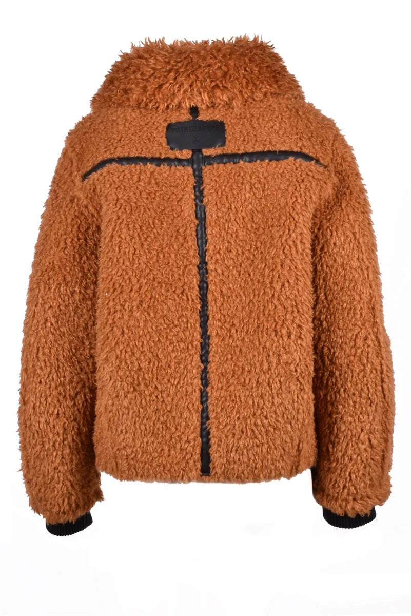 Teddy Jacket - Brown/Black