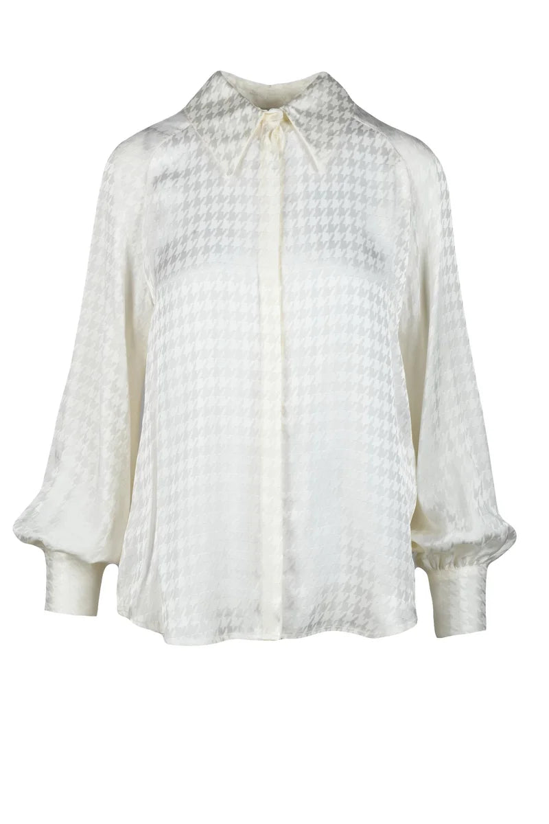 Acetate Silk Shirt - White