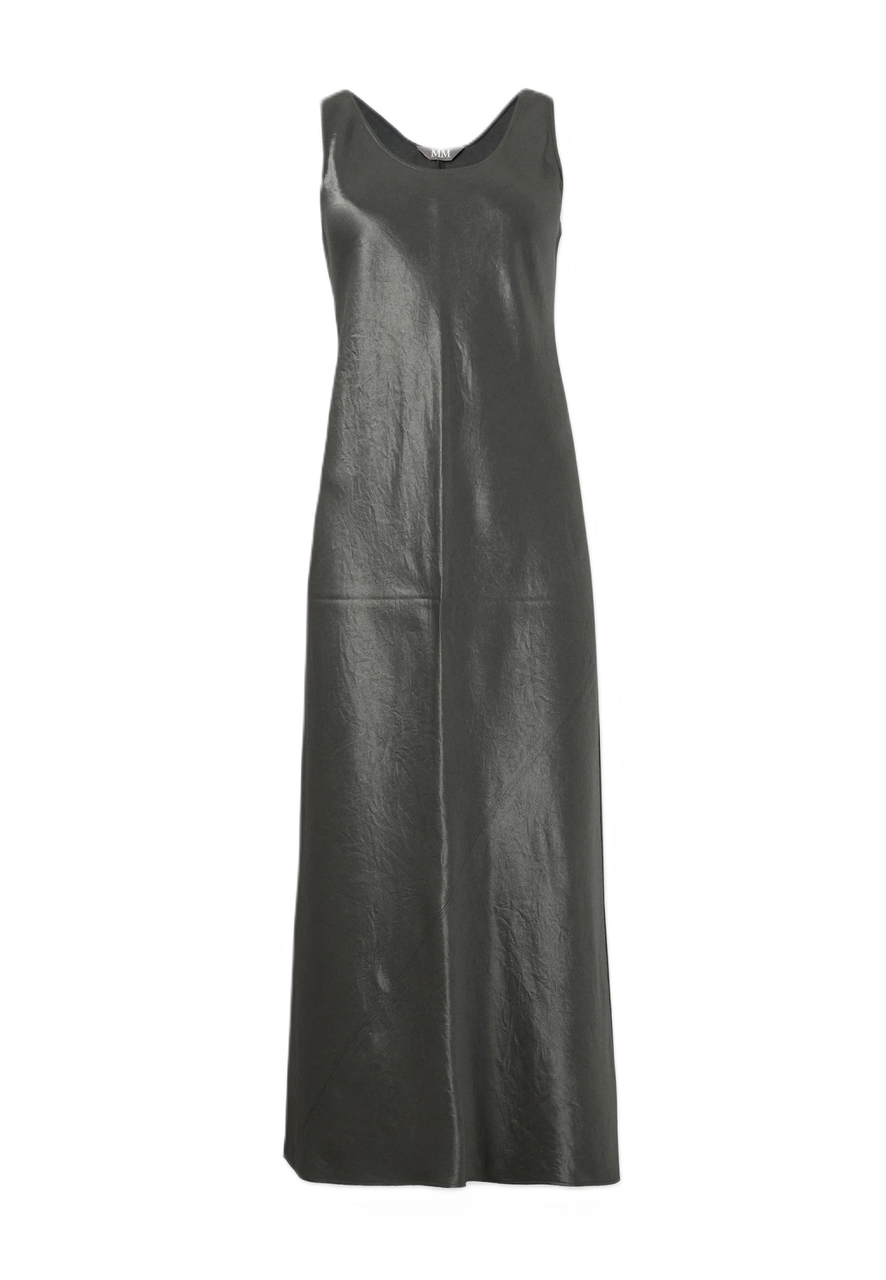 Gray Acetate Evening Gown