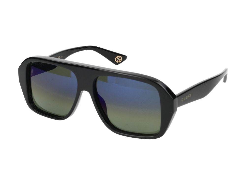 Sunglasses Gucci GG1615S 001 black black blue 57/13/145