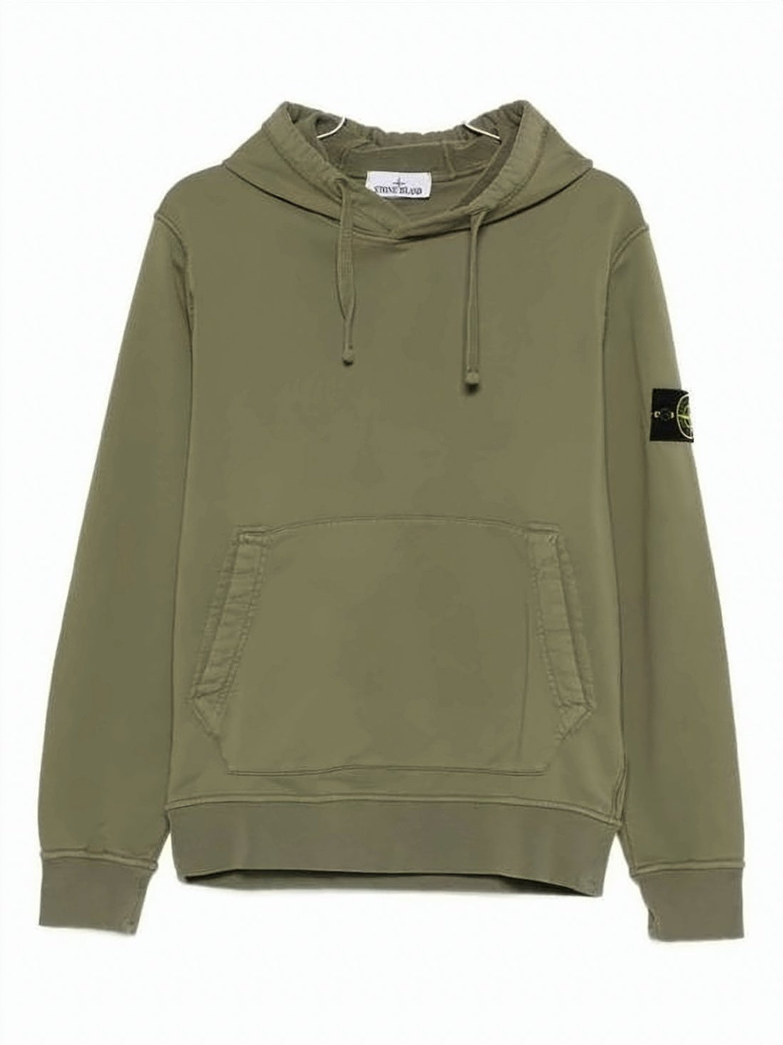 Relaxed Fit Green Hoodie