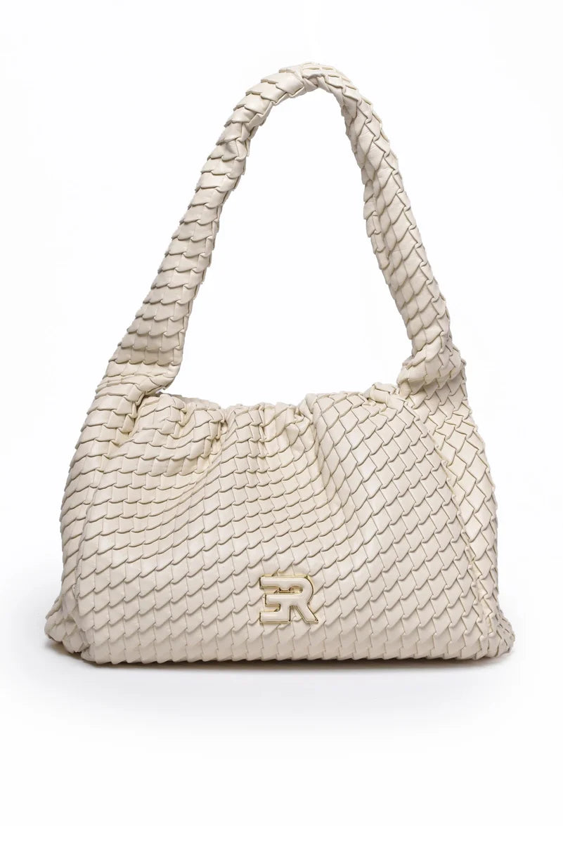 Teagan Hobo Crossbody Bag - White