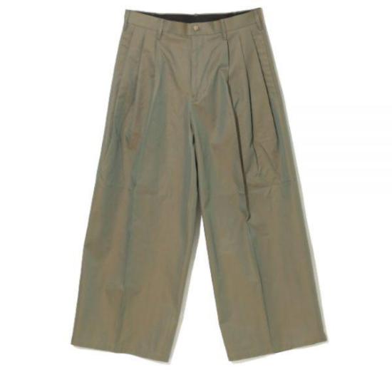 Straight Pants With Relaxed Fit And Wide Leg Design