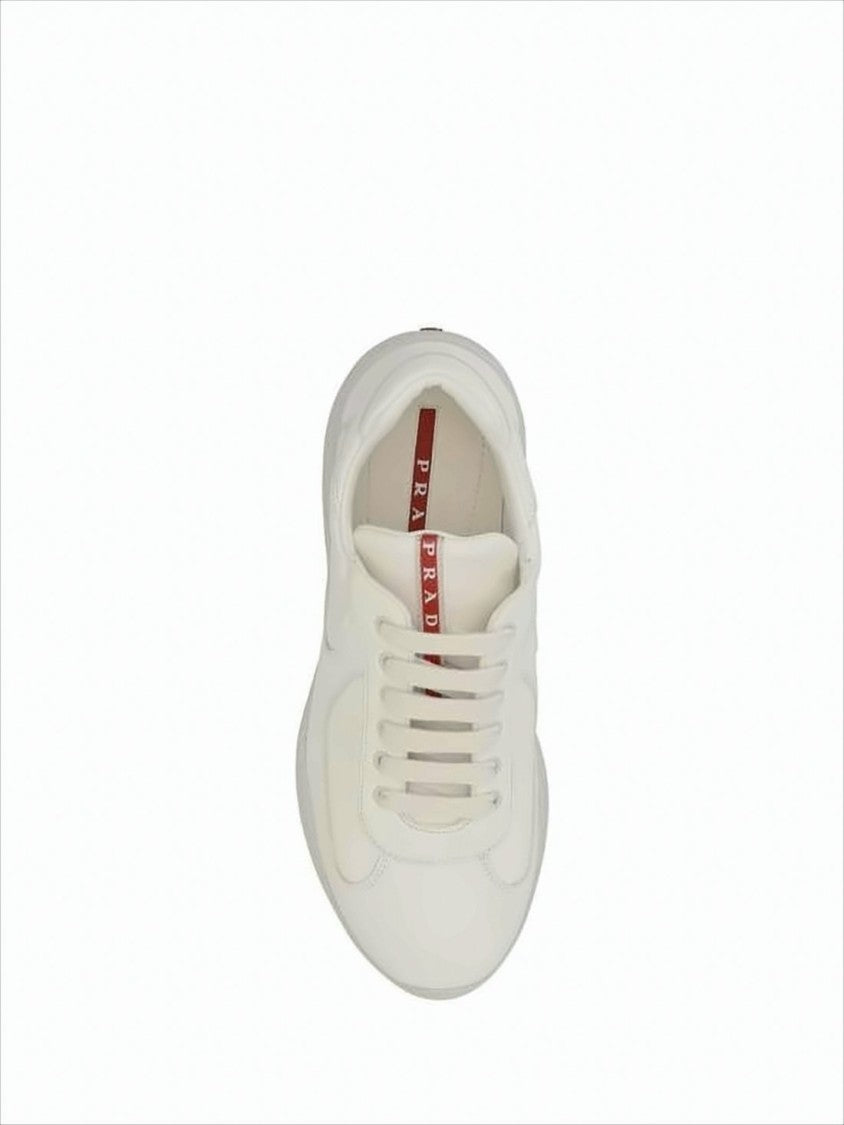 Smooth Leather Low-Top Sneakers with Design