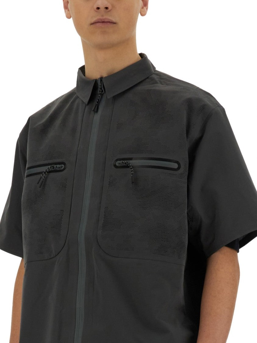 Laser Cut Short Sleeve Shirt