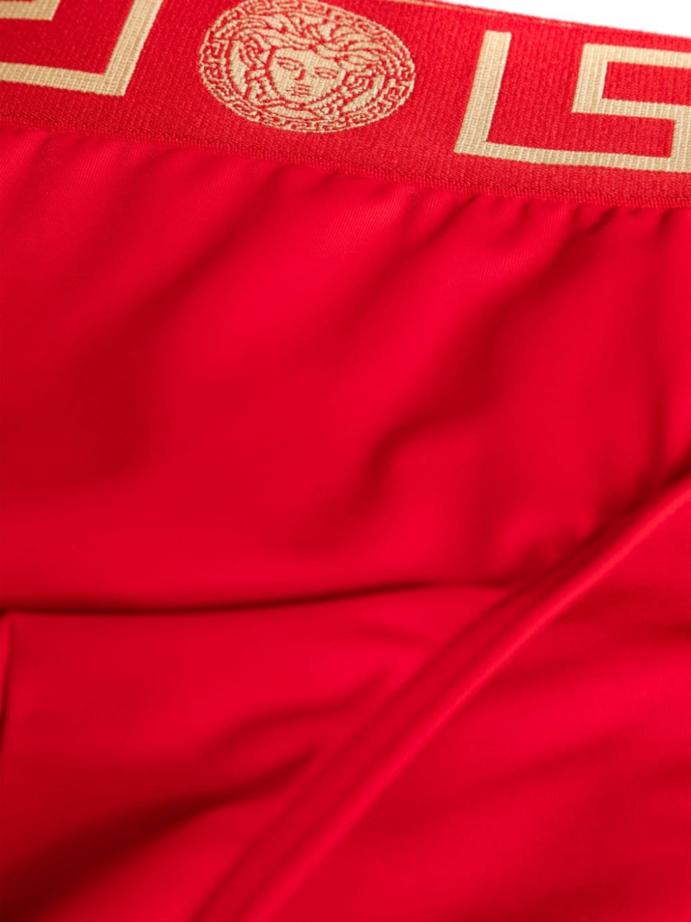 Swim Briefs with Signature Greca Waistband