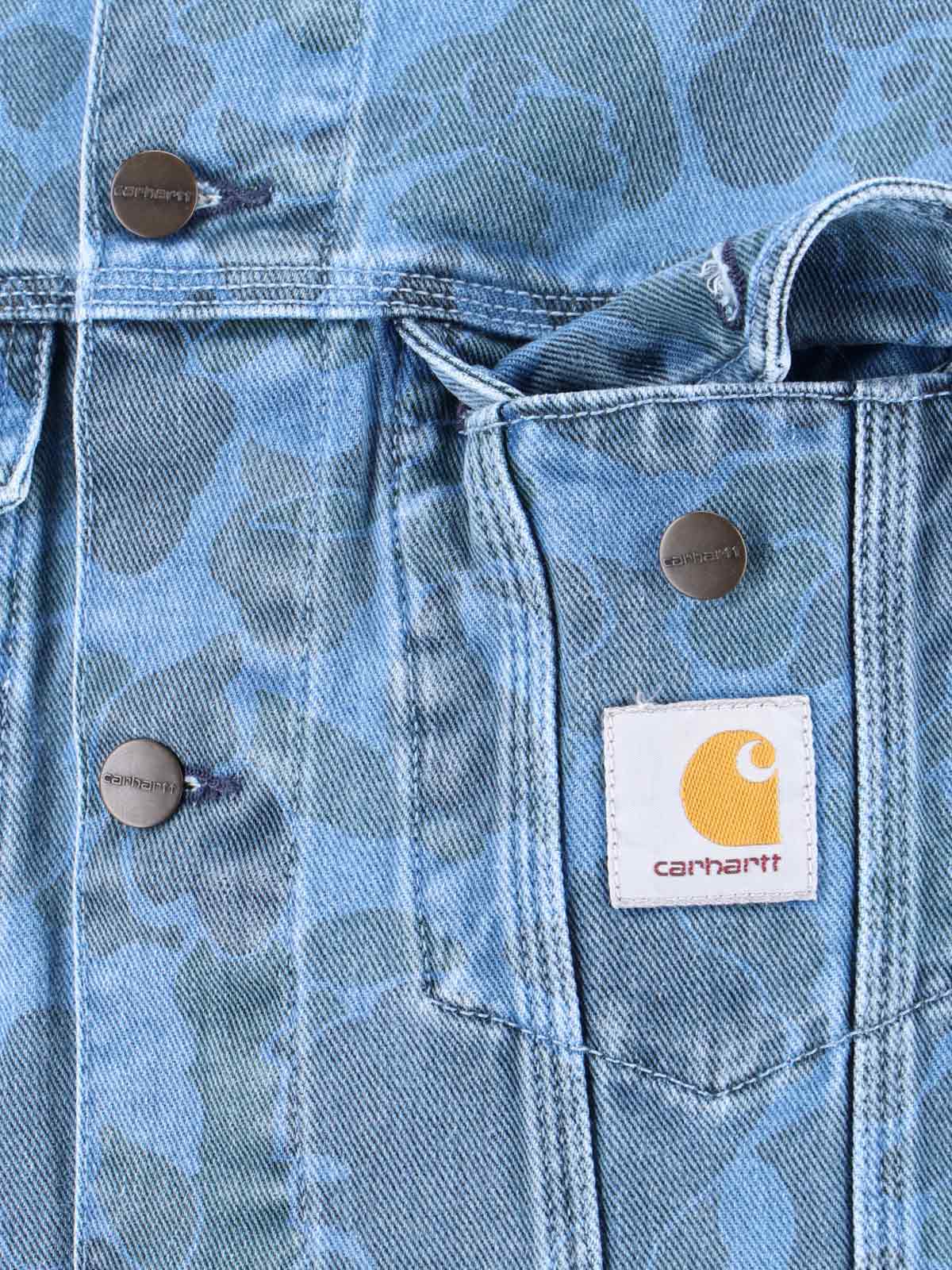 "Duck Helston" Jacket, In Light Blue Organic Cotton
