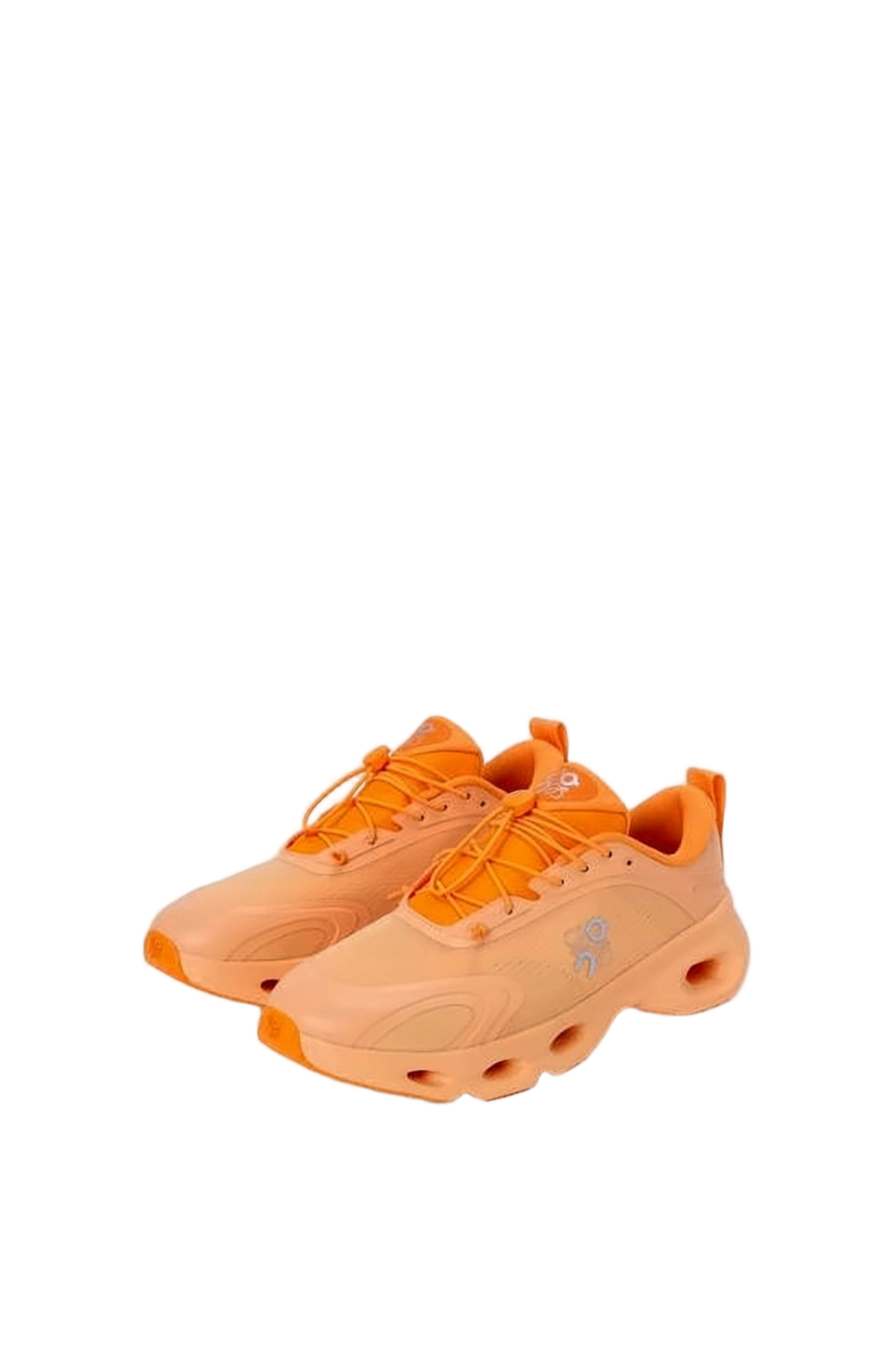 Vibrant Orange Recycled Polyester Loewe Sneakers