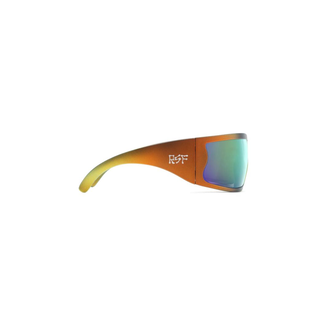 Bones Peridot Oversized Shield Sunglasses