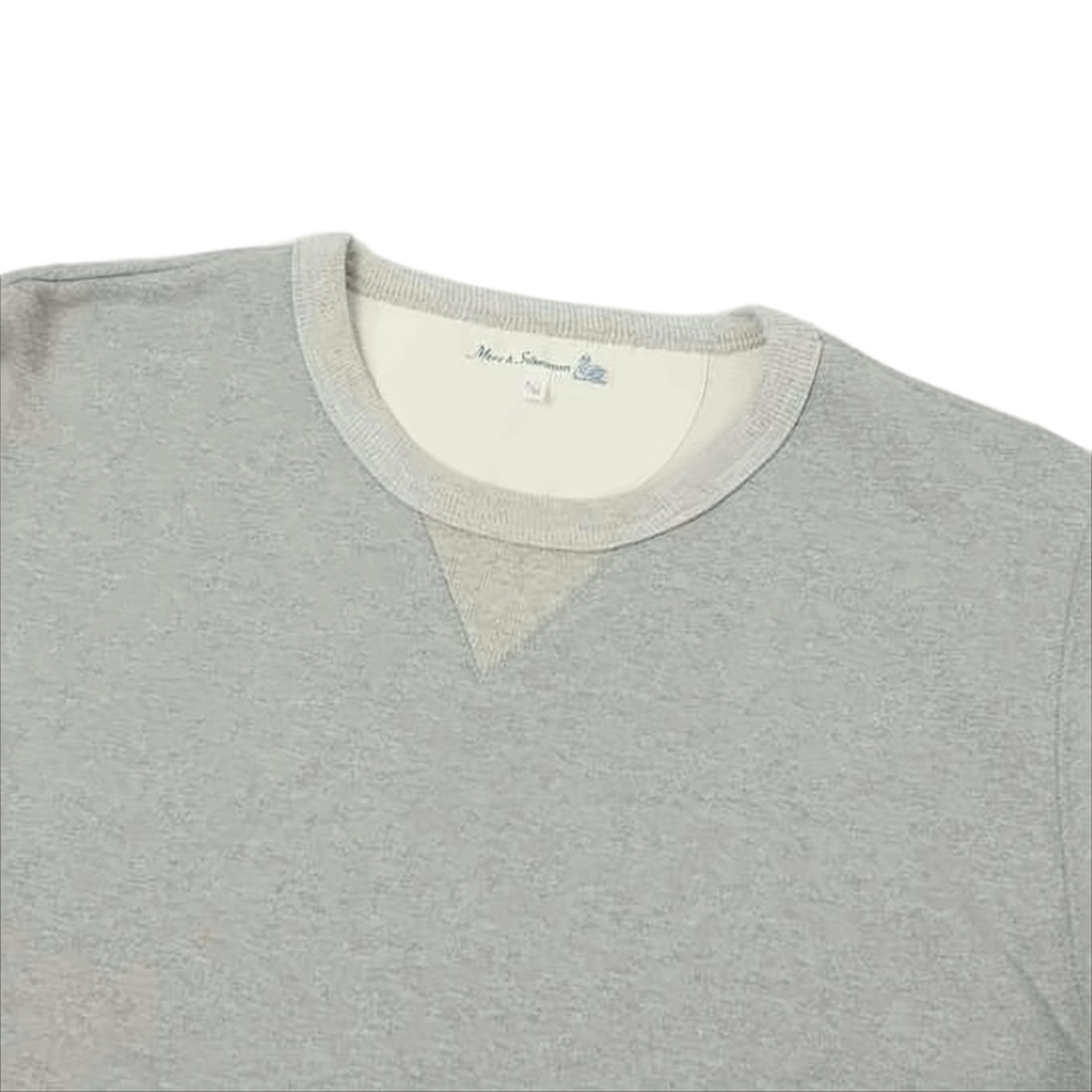 Heathered Grey Long-Sleeve Crew Neck Shirt